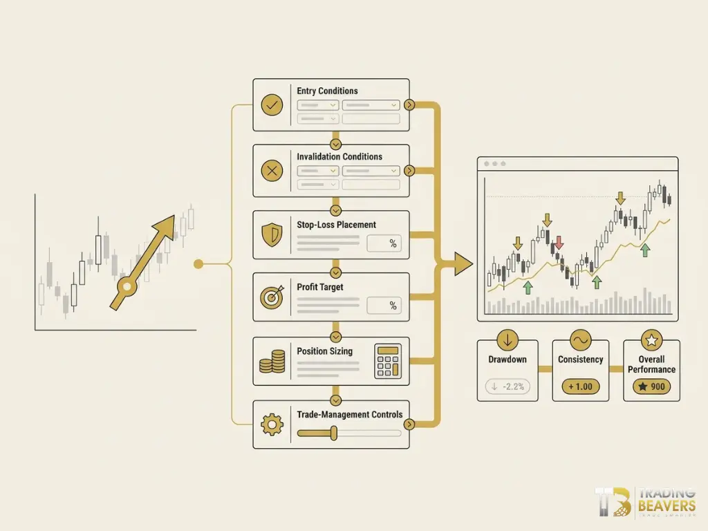 Construção e backtesting de uma estratégia de trading antes de usá-la