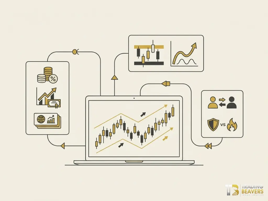 Menganalisis Emas dengan Analisis Fundamental, Analisis Teknikal, dan Sentimen Pasar